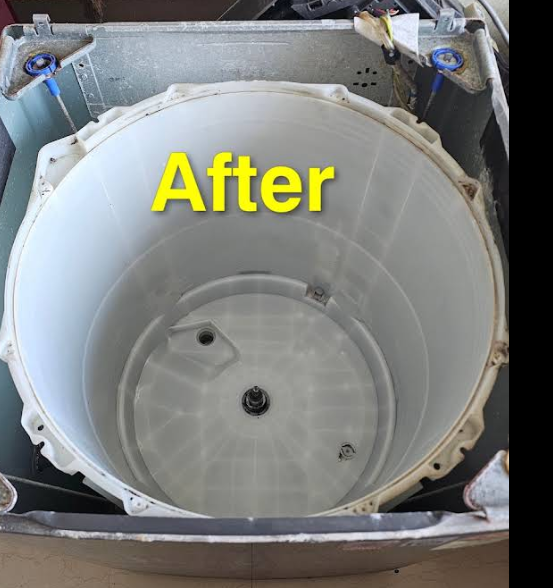 Washing machine drum maintenance